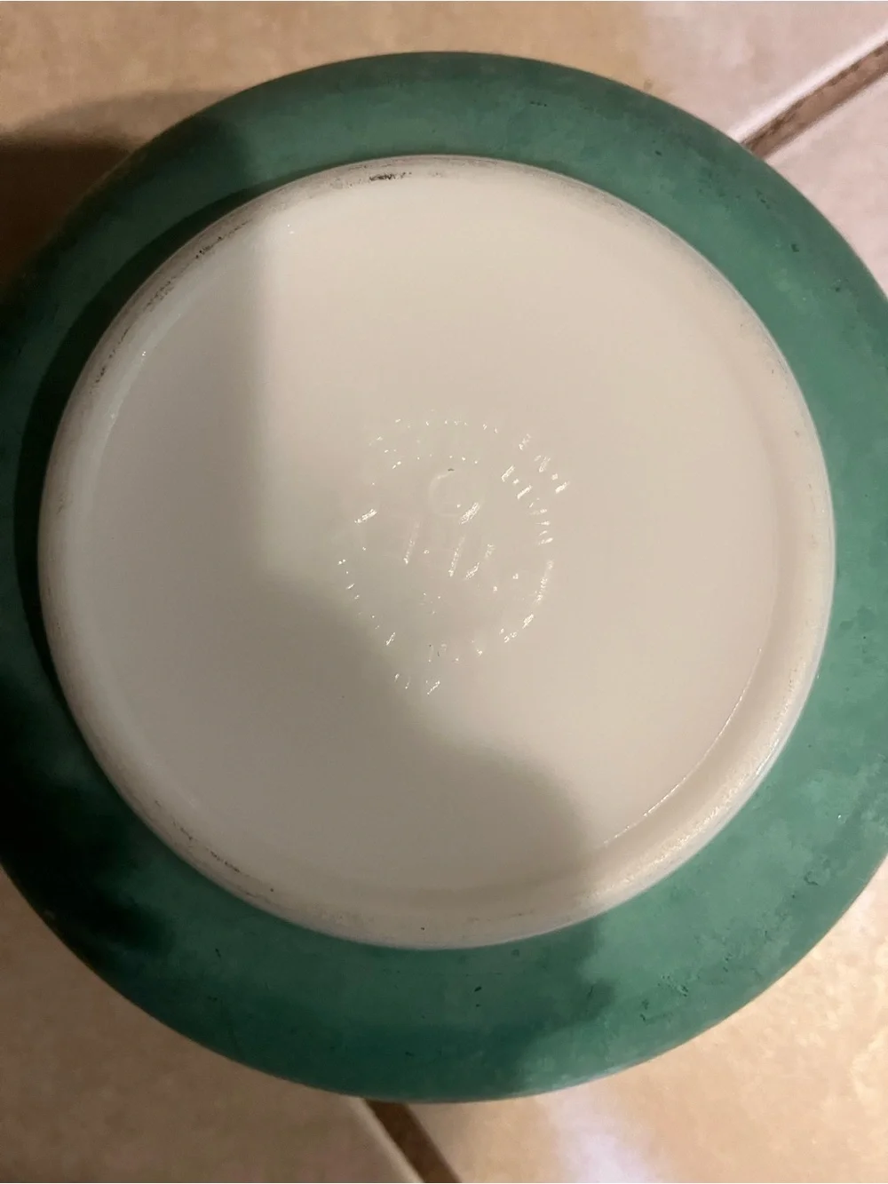 N/A green pyrex